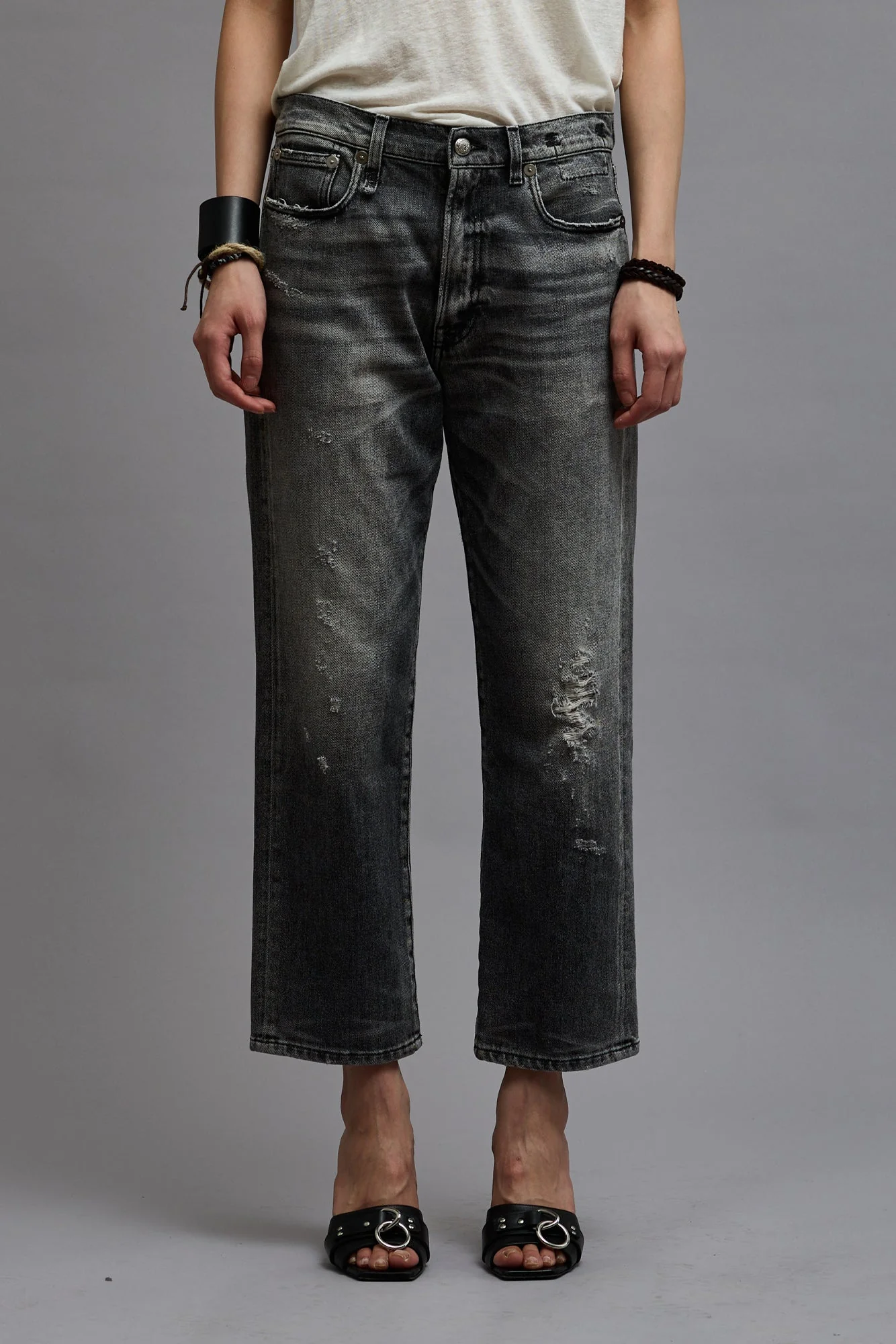 BOYFRIEND JEAN - VINTAGE GREY - Image 3