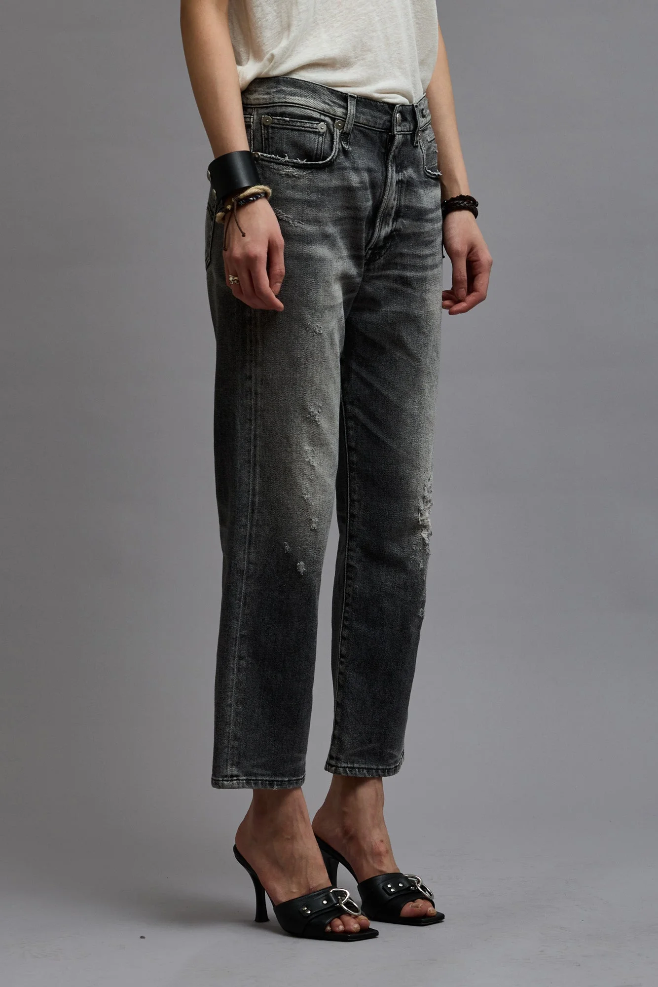 BOYFRIEND JEAN - VINTAGE GREY - Image 4