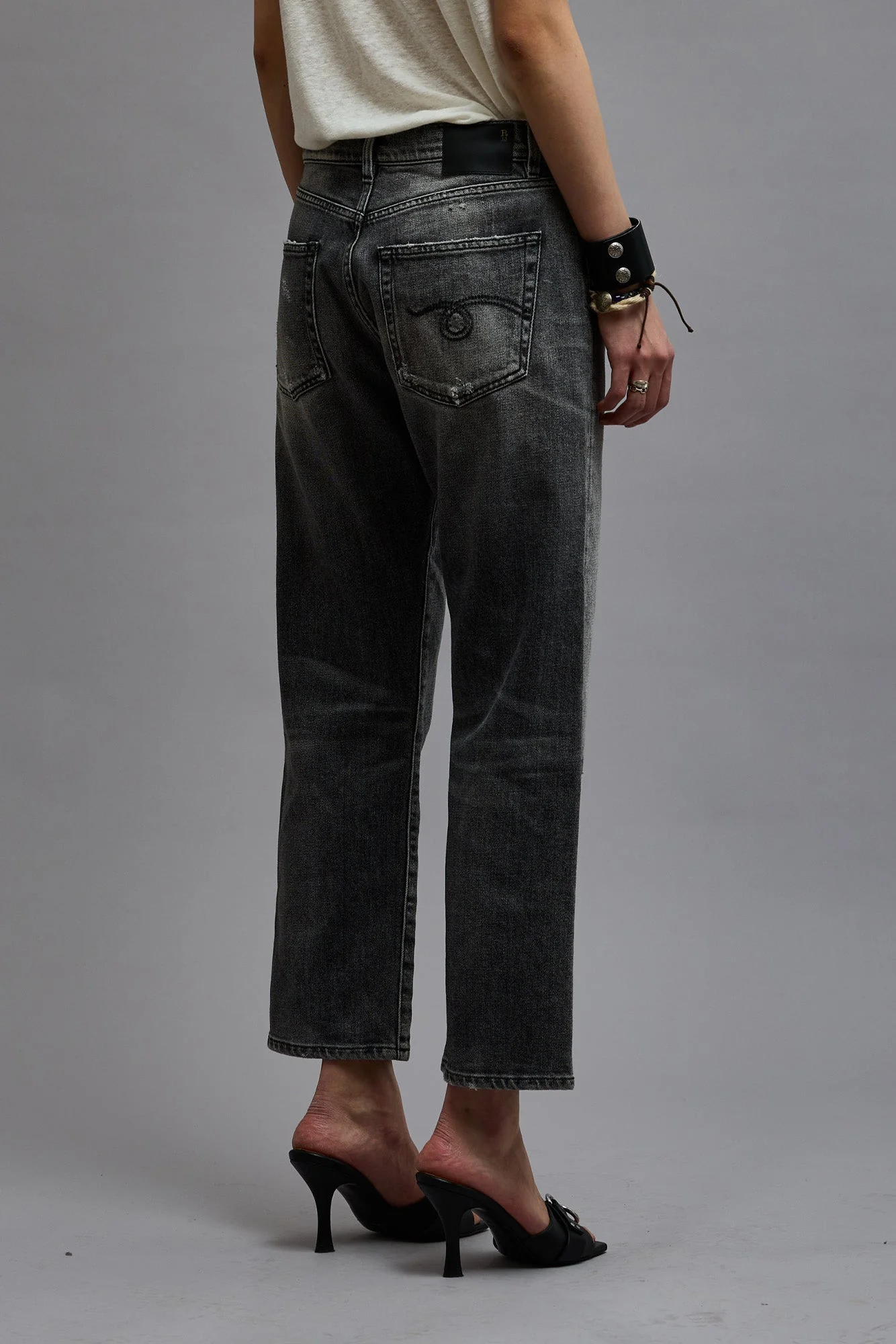 BOYFRIEND JEAN - VINTAGE GREY - Image 5