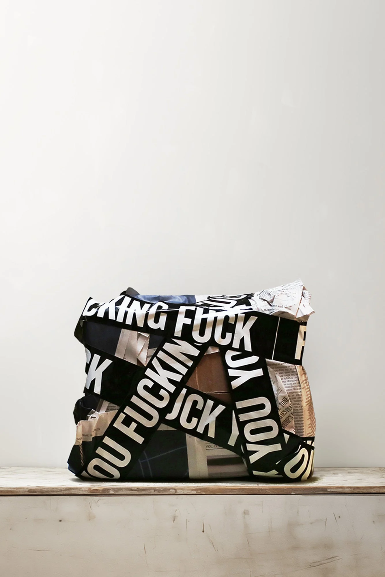 F.U. TAPE - BLACK W/ WHITE - Image 3