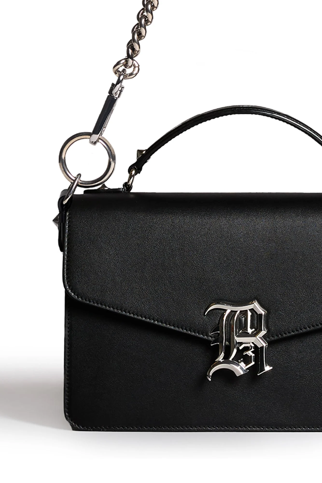 R13 MONOGRAM BAG - BLACK - Image 3