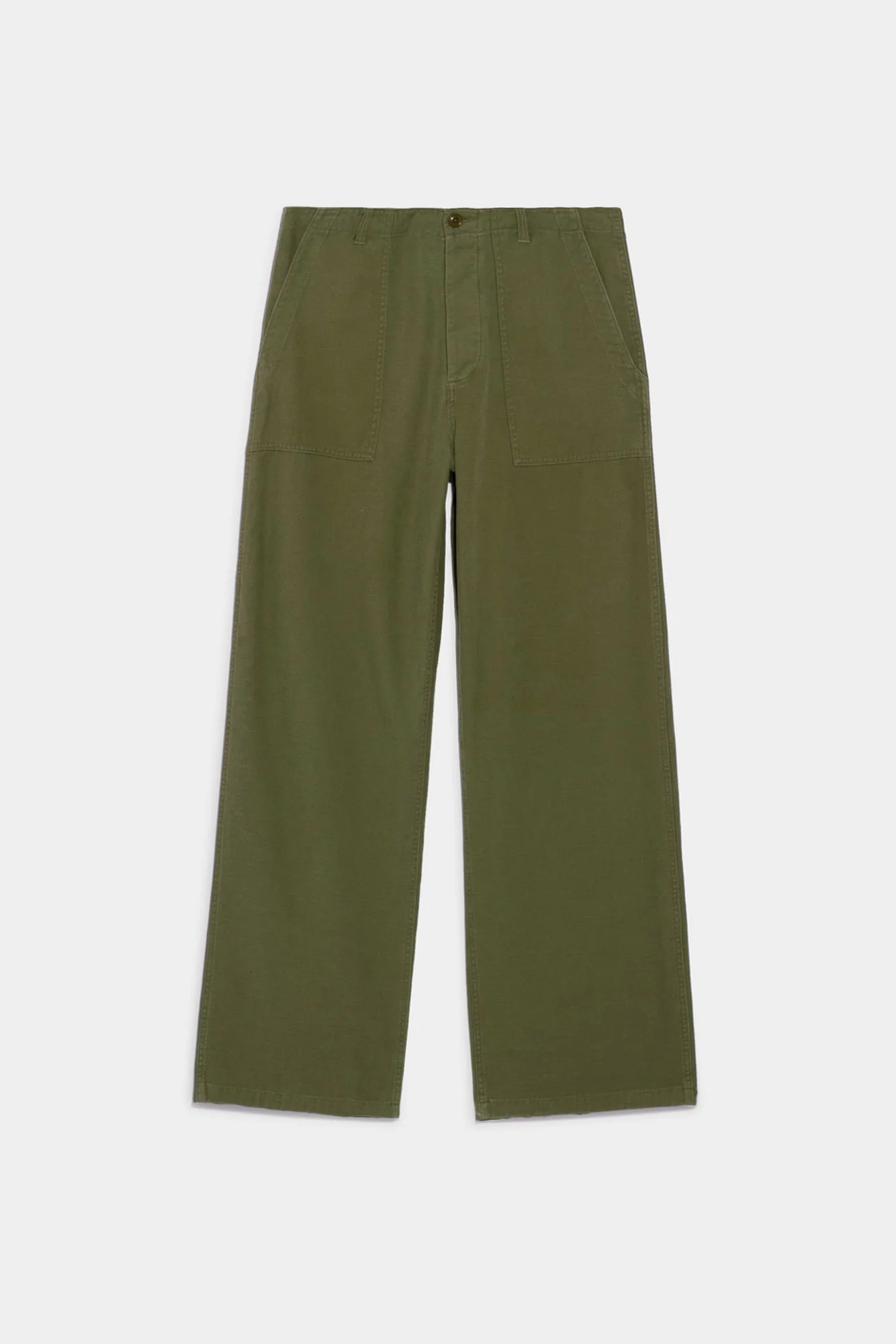 WIDE LEG UTILITY PANT - OLIVE - Image 5
